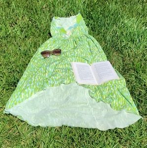 Sweet pea midi spring wrap dress